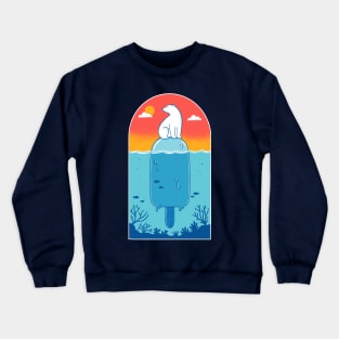 Melting in the ocean Crewneck Sweatshirt